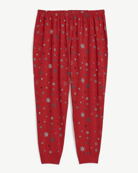 Heather Henley Tee with Jogger Pyjama Set - ti Voglio