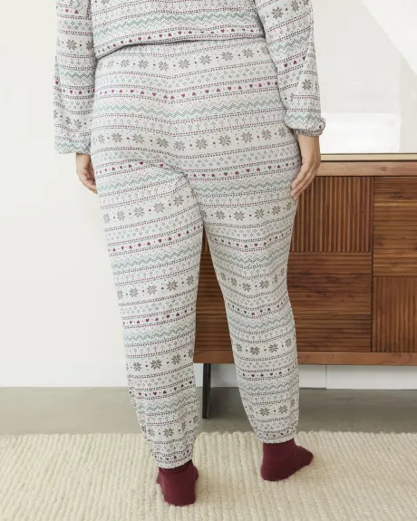 Printed Jogger Pyjama Pant - ti Voglio