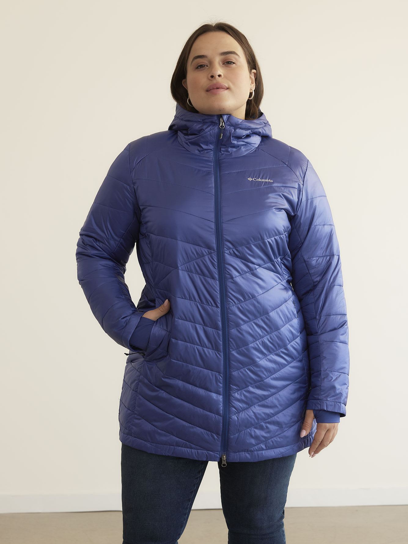 Manteau isolé mi-long Joy Peak à capuchon - Columbia