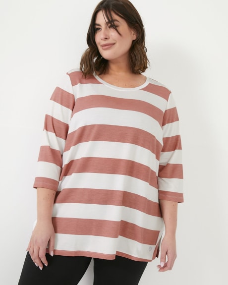 French Terry Pullover Top - Active Zone