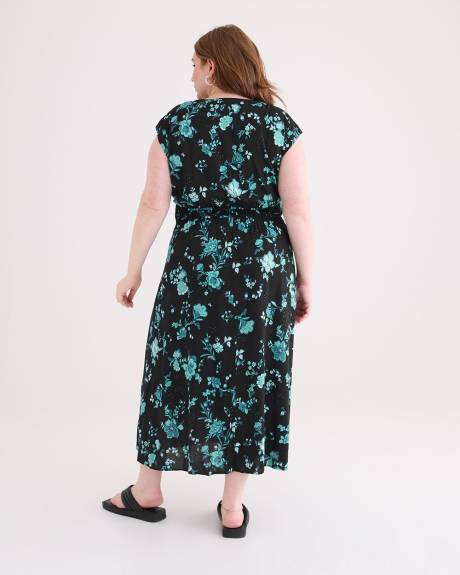 Responsible, Sleeveless Drop Shoulder Maxi Dress