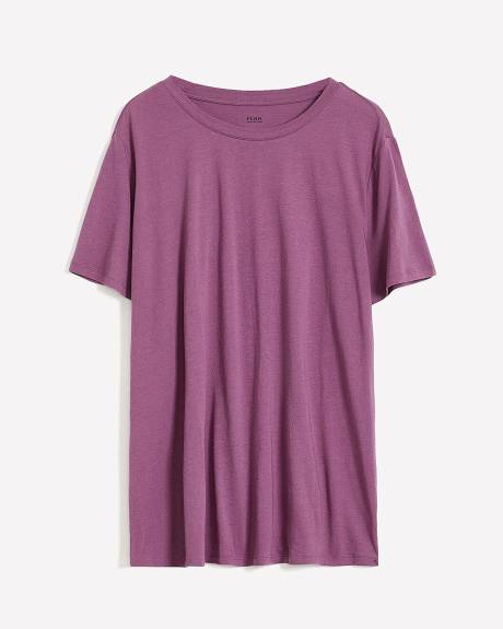 Boyfriend-Fit Short-Sleeve Crewneck T-Shirt - PENN. Essentials