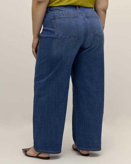 Jean à jambe large, coupe galbée, tissu responsable - d/C Jeans