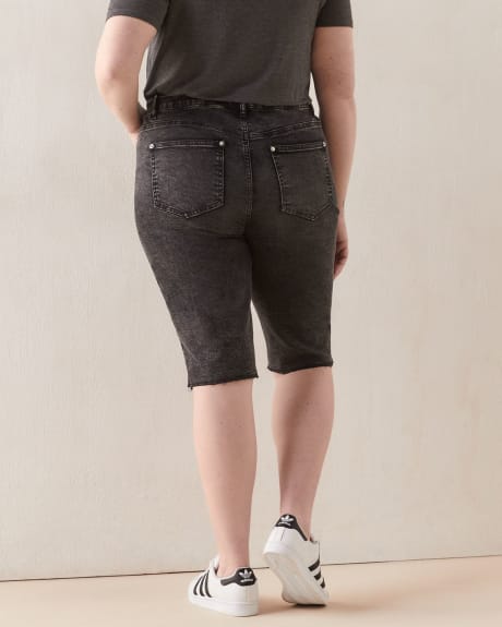 Short en denim Pedal Pusher, noir - Addition Elle