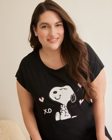 Sleepshirt with Snoopy Print - ti Voglio