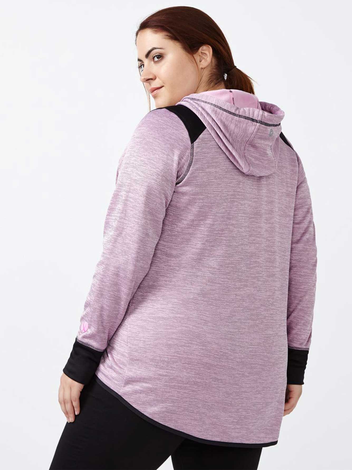 Essentials PlusSize Fleece Hooded Jacket Penningtons