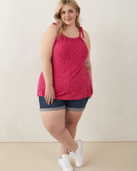 Handkerchief Top with Halter Neckline