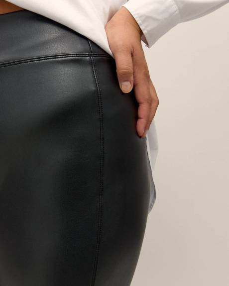 Legging tendance noir en faux cuir - Essentiels PENN.