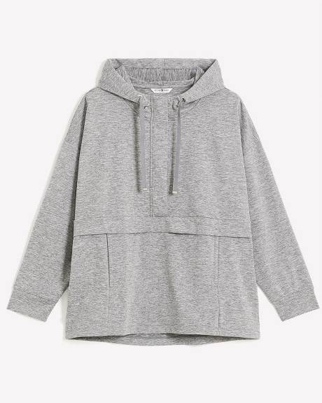 Half-Zip Hooded Sweatshirt - Active Zone