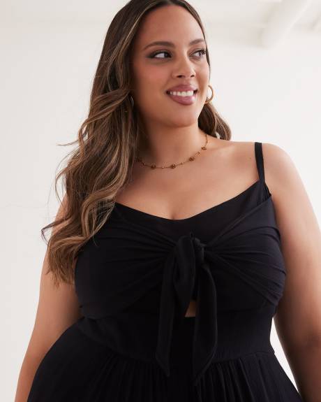 Cropped Wide-Leg Jumpsuit - City Chic
