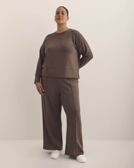 Light Knit Crewneck Sweatshirt - Active Zone