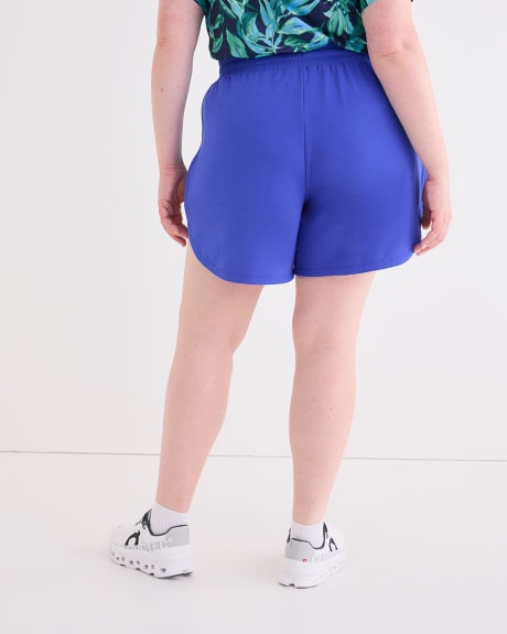 French Terry Shorts with Side Panel - Active Zone
