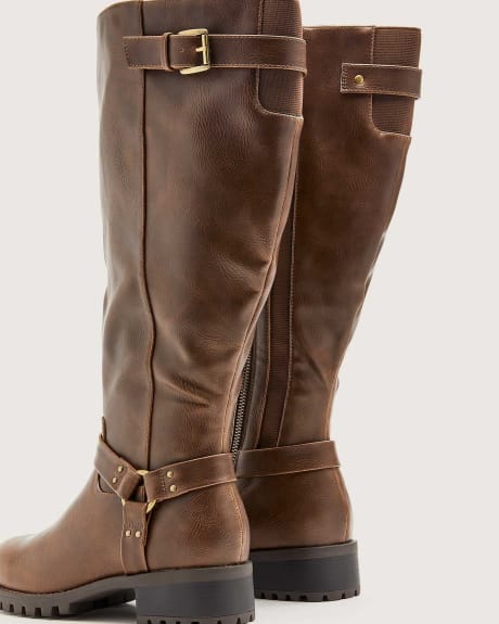 Extra Wide Width Tall Harness Boots - Addition Elle