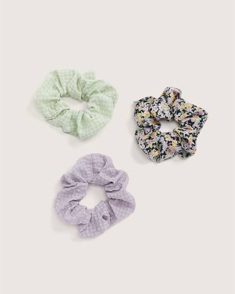 Assorted Scrunchies, Set of 3