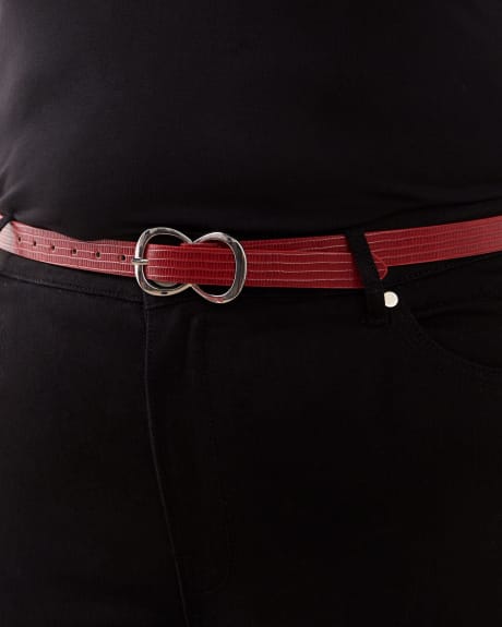 Skinny Belts With Double Buckle, Set of 2 - In Every Story