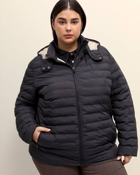Packable Jacket with Removable Hood