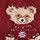 Bear-Print Crew Socks, Set of 2