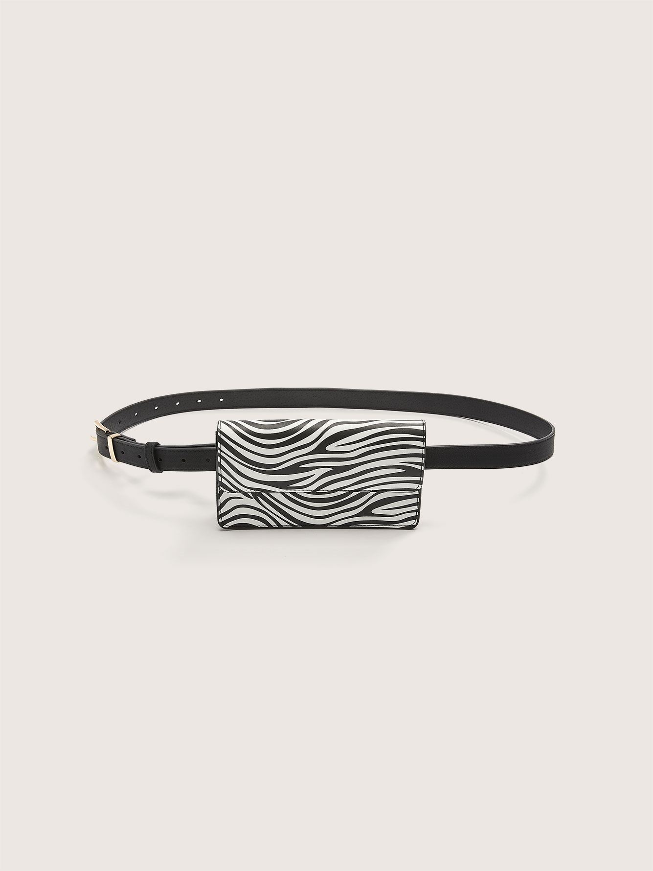 Zebra Print Belt Bag - Addition Elle | Penningtons