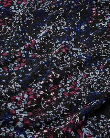 Midi Knit Dress with Shark-Bite Hem - Addition Elle