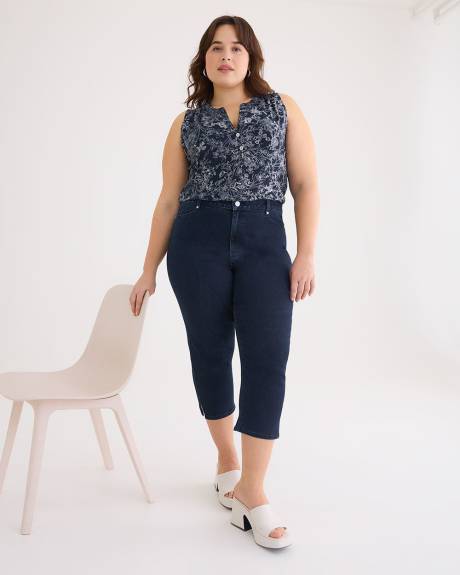 Sleeveless Challis Tunic