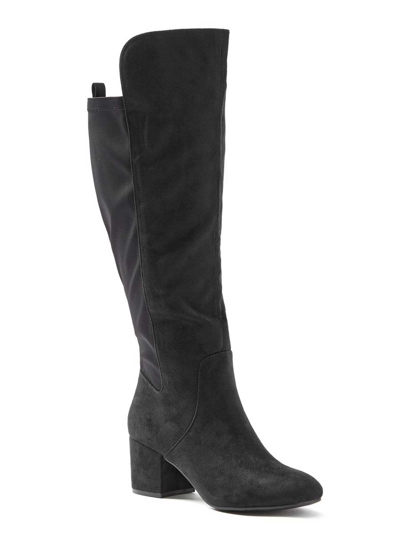 Wide-Width Tall Faux-Suede Boots | Penningtons