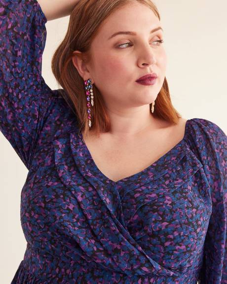Coloured Stones Drop Earrings