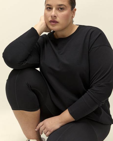 Black French Terry Tunic - Active Zone