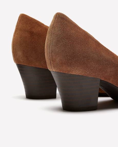 Escarpins Teresa Step en suède, pied large - Clarks
