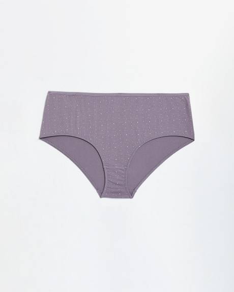 Culotte classique en coton à pois avec élastique scintillant - ti Voglio