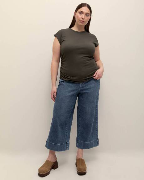 Ruching Top with Extended Sleeves - Addition Elle - PENN. Essentials