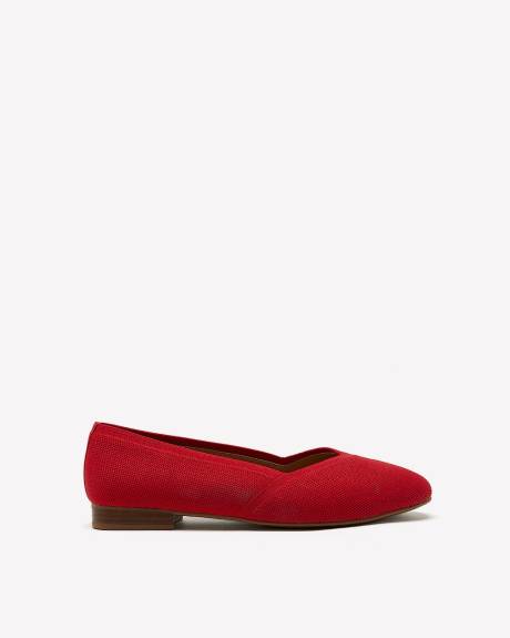 Extra Wide Width, Knit Ballerina Flats