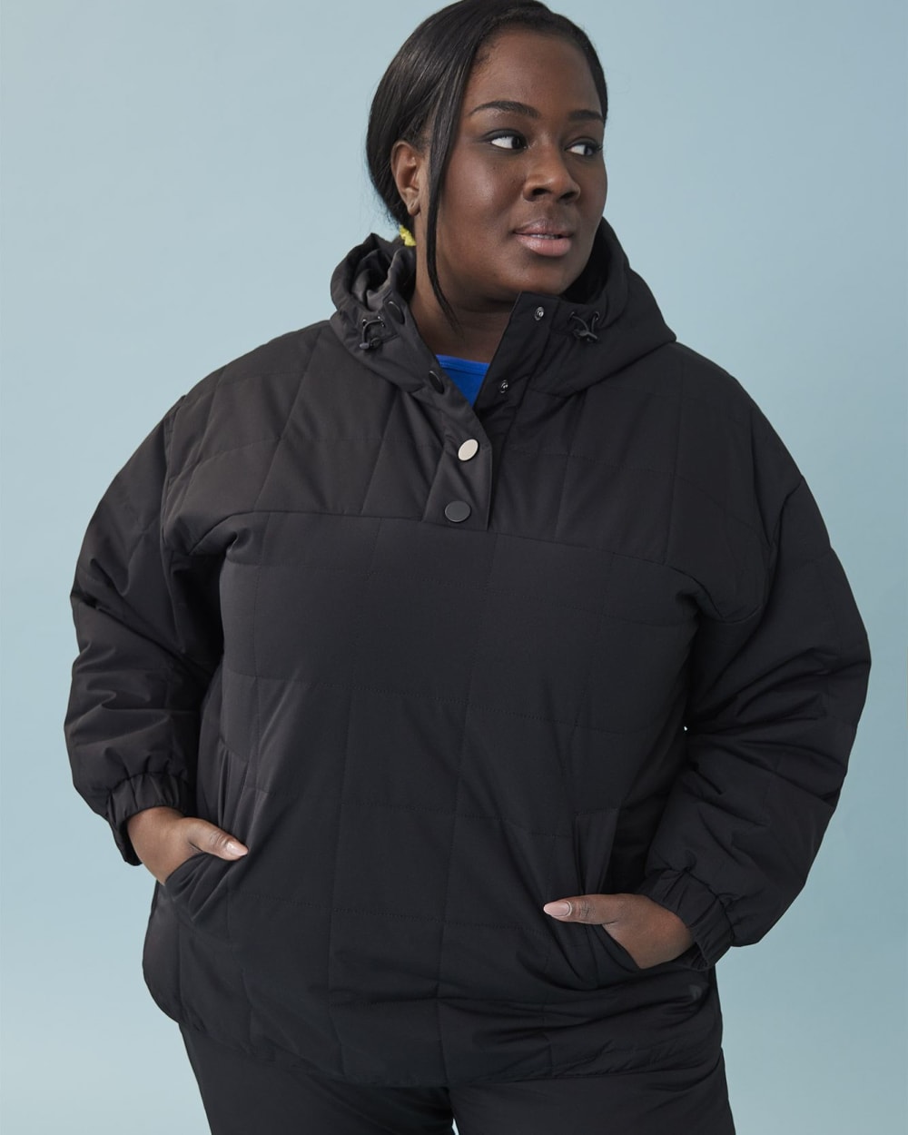 Champion hooded packable deals popover jacket