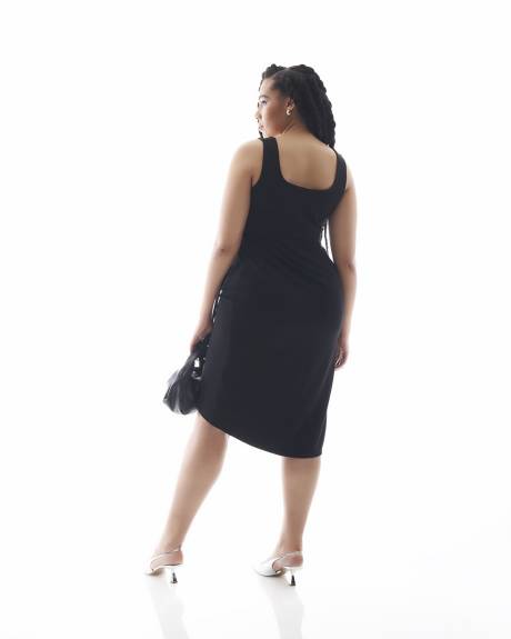 Robe midi ajustée sans manches - Addition Elle