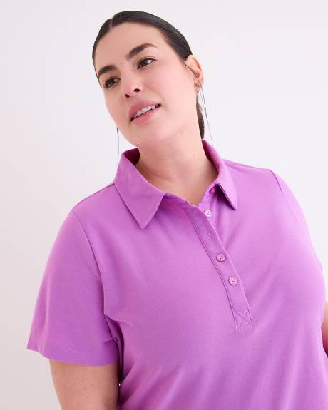 Short Sleeve Polo Top - Active Zone
