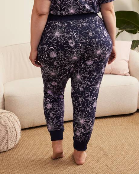 Pantalon de jogging capri fleuri - ti Voglio