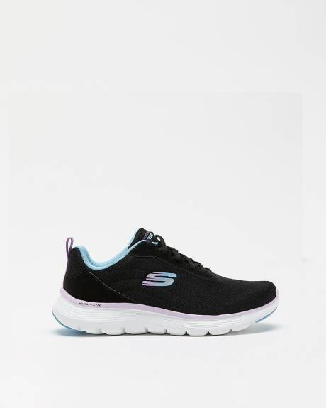 Chaussure Flex Appeal avec bande violette, pied large - Skechers