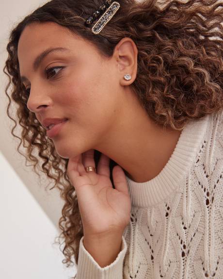 Barrettes à cheveux de fantaisie, ens. de 3