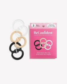 Wide Racerback Bra Clips, Set of 3 - BeConfident