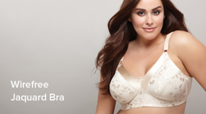 Wirefree  Jaquard Bra