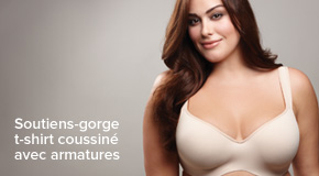 Soutiens-gorge t-shirt coussiné avec armatures 