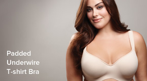 Padded  Underwire  T-shirt Bra 