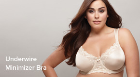 Underwire  Minimizer Bra  