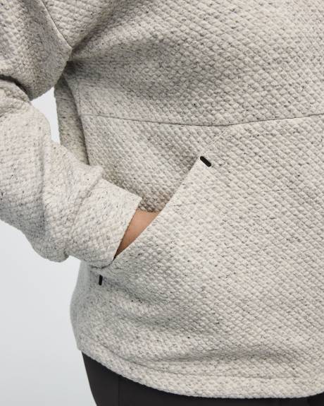 Pull texturé à demi-zip - Hyba