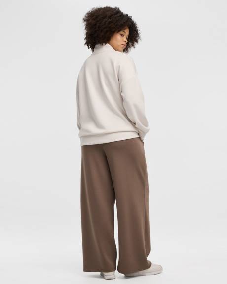 Half-Zip Mock-Neck Pullover - HYLUX Hyba