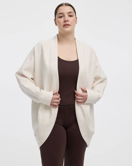 Long-Sleeve Open Cardigan with Pockets - Hyba