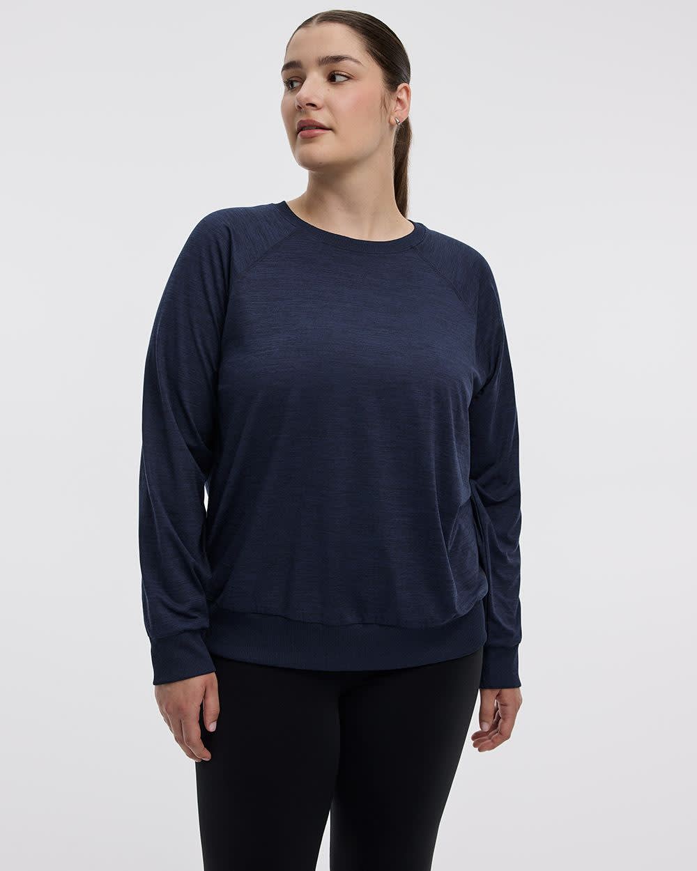 Long-Sleeve Crew-Neck Pullover - Dry-Lux (R) Hyba Essentials Long-Sleeve Crew-Neck Pullover - Dry-Lux (R) Hyba Essentials