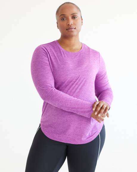 Long-Sleeve Crew-Neck Tee - Dry Lux Hyba Essentials