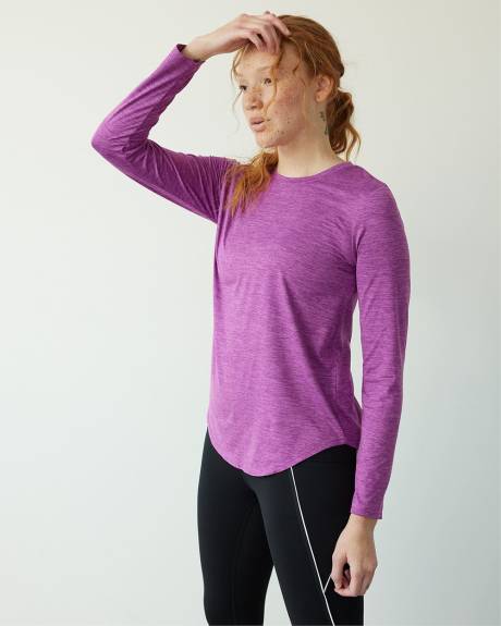 Long-Sleeve Crew-Neck Tee - Dry Lux Hyba Essentials