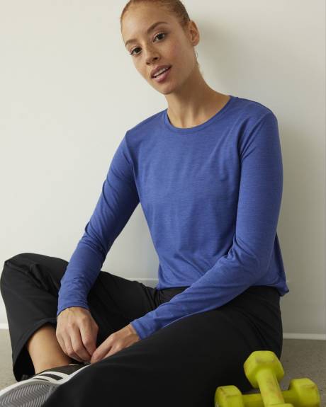 Long-Sleeve Crew-Neck Tee - Dry Lux Hyba Essentials