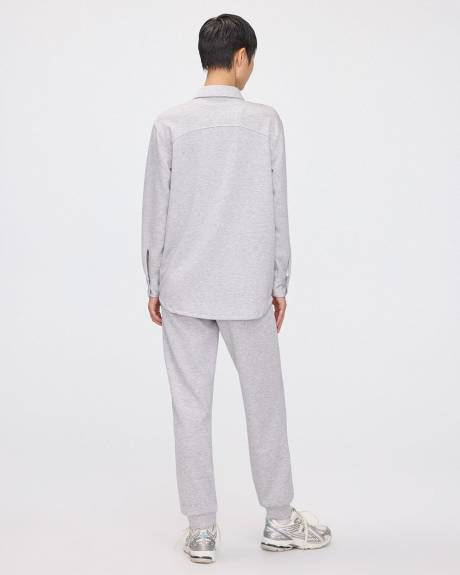 Surchemise &agrave; manches longues et poches plaqu&eacute;es - Hyba